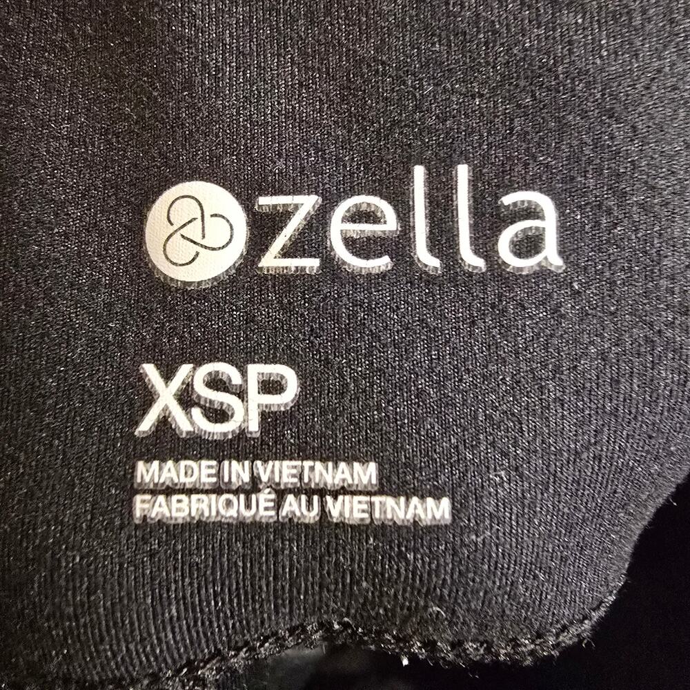 Women's Zella Black Crop Athletic Athleisure Leggings | Size XS Petite - Picture 9 of 9